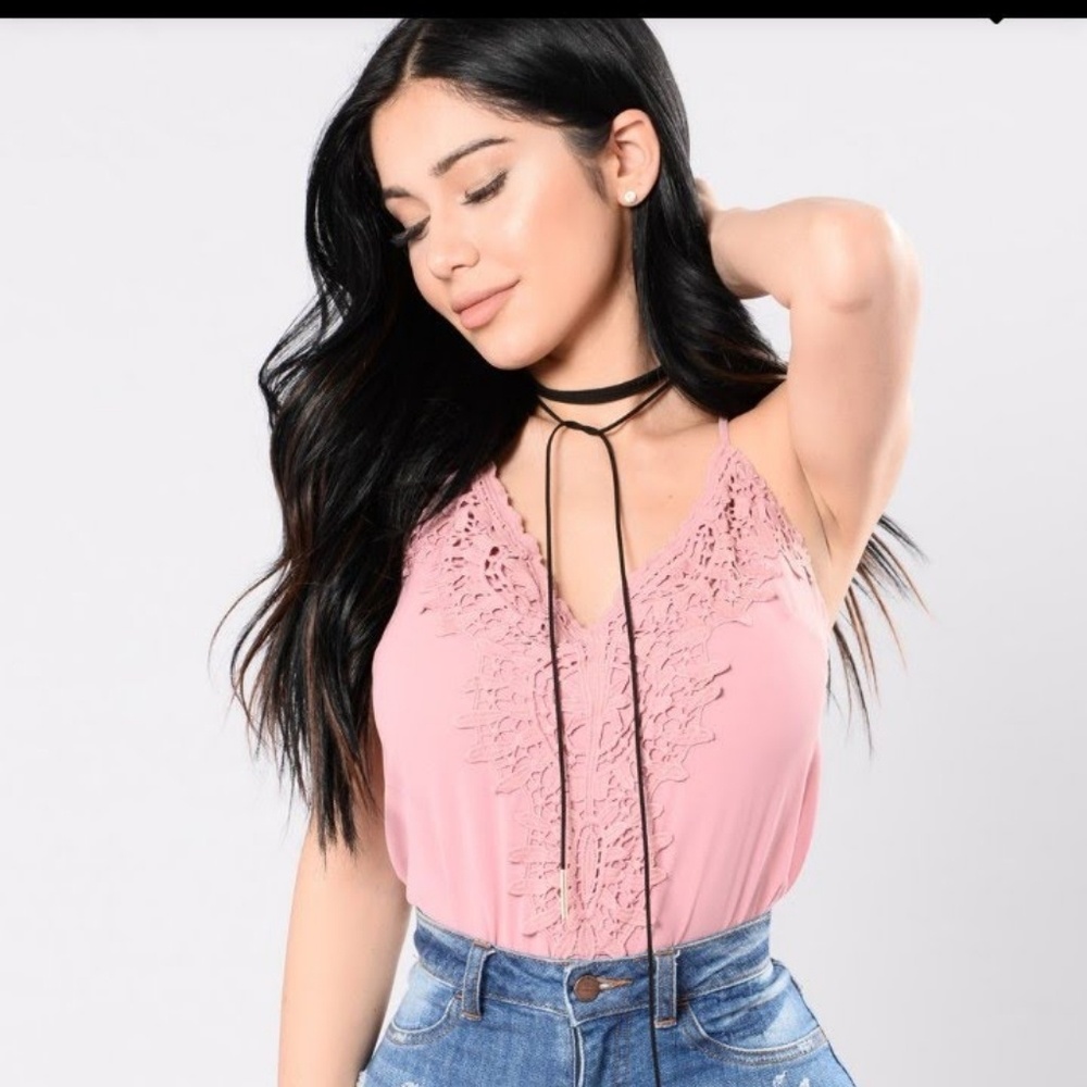 Fashion Nova Rose bodysuit - size: S